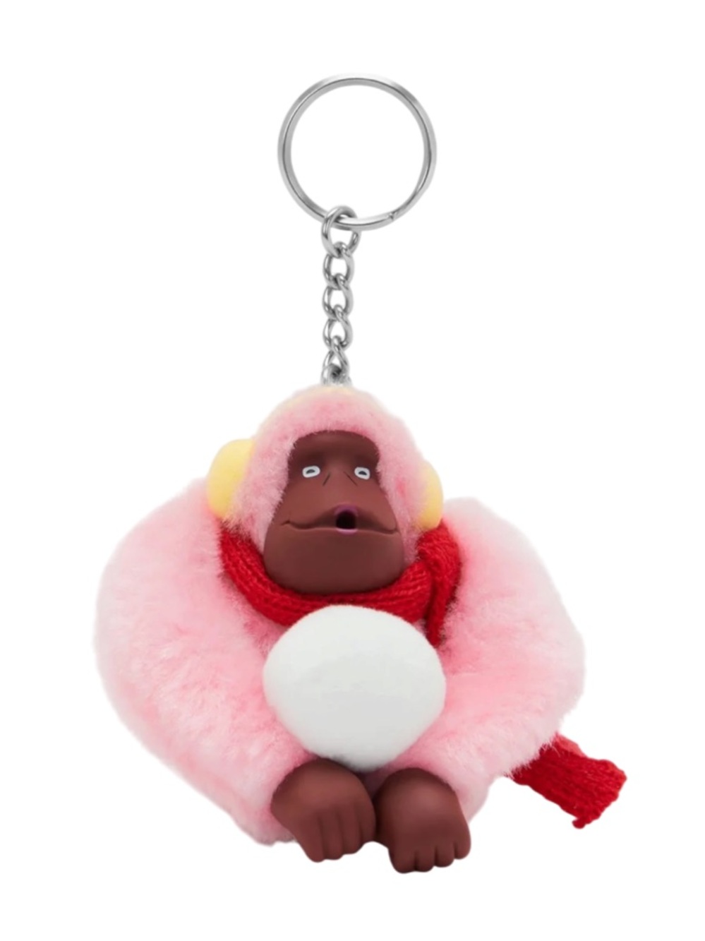 Kipling Snowball Monkey Keychain - Picture 1 of 8